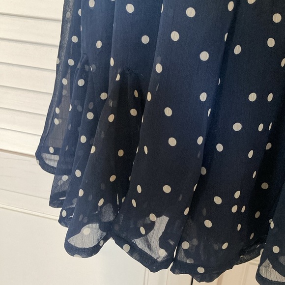TRIXXI ROMPER WOMEN SIZE M NAVY  POLK DOT NEW - Picture 7 of 16